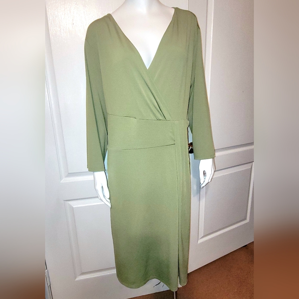 Avenue Wrap-Style Dress
